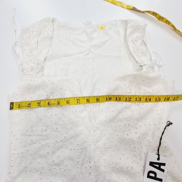 LPA Gabriella Eyelet Maxi Dress in Coconut Milk - Picture 14 of 15